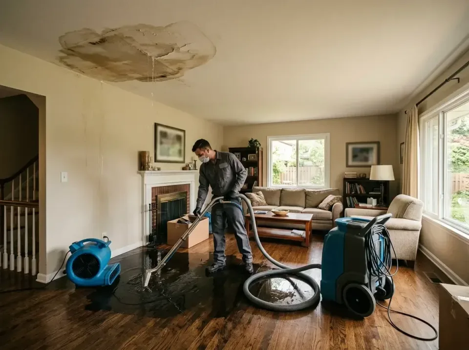 attic-pipe-burst-ceiling-drip-008 — frequently asked questions, Water Damage Restoration & Carpet Care in Woodbourne, PA